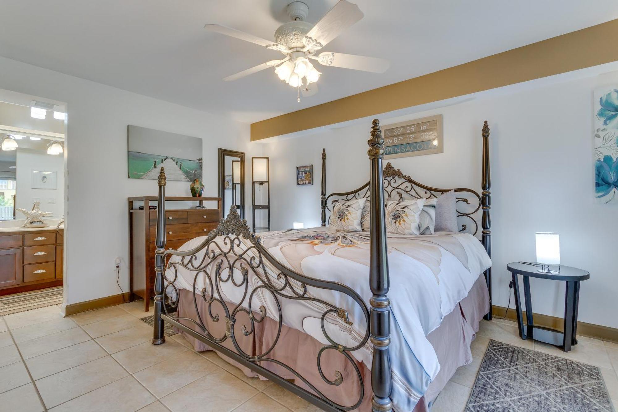 Pensacola Beach Condo With Patio And Access To Beach! Екстер'єр фото